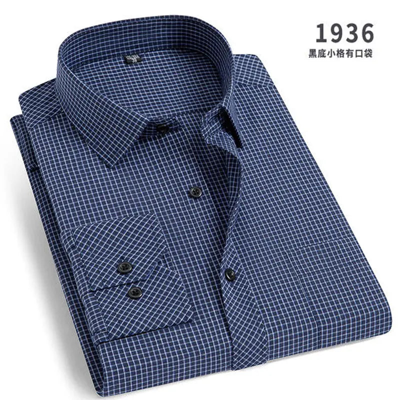 Men's Striped long-sleeved Shirt