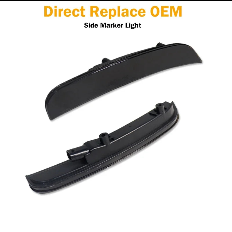 Front Rear Fender Side Marker Lights For Dodge Charger 2015 2016 2017 2018 2019 2020 2021 LED Turn Signal Lights Parking Lights