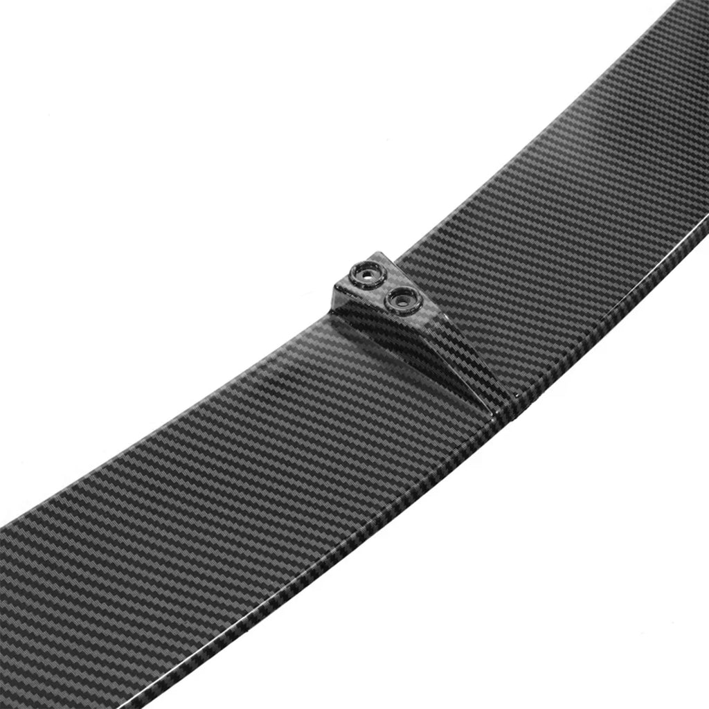 4PCS Front Bumper Lip Splitter Spoiler Body Kit For Dodge Charger 2015-2023 SRT-Style Carbon Fiber Look Glossy Black
