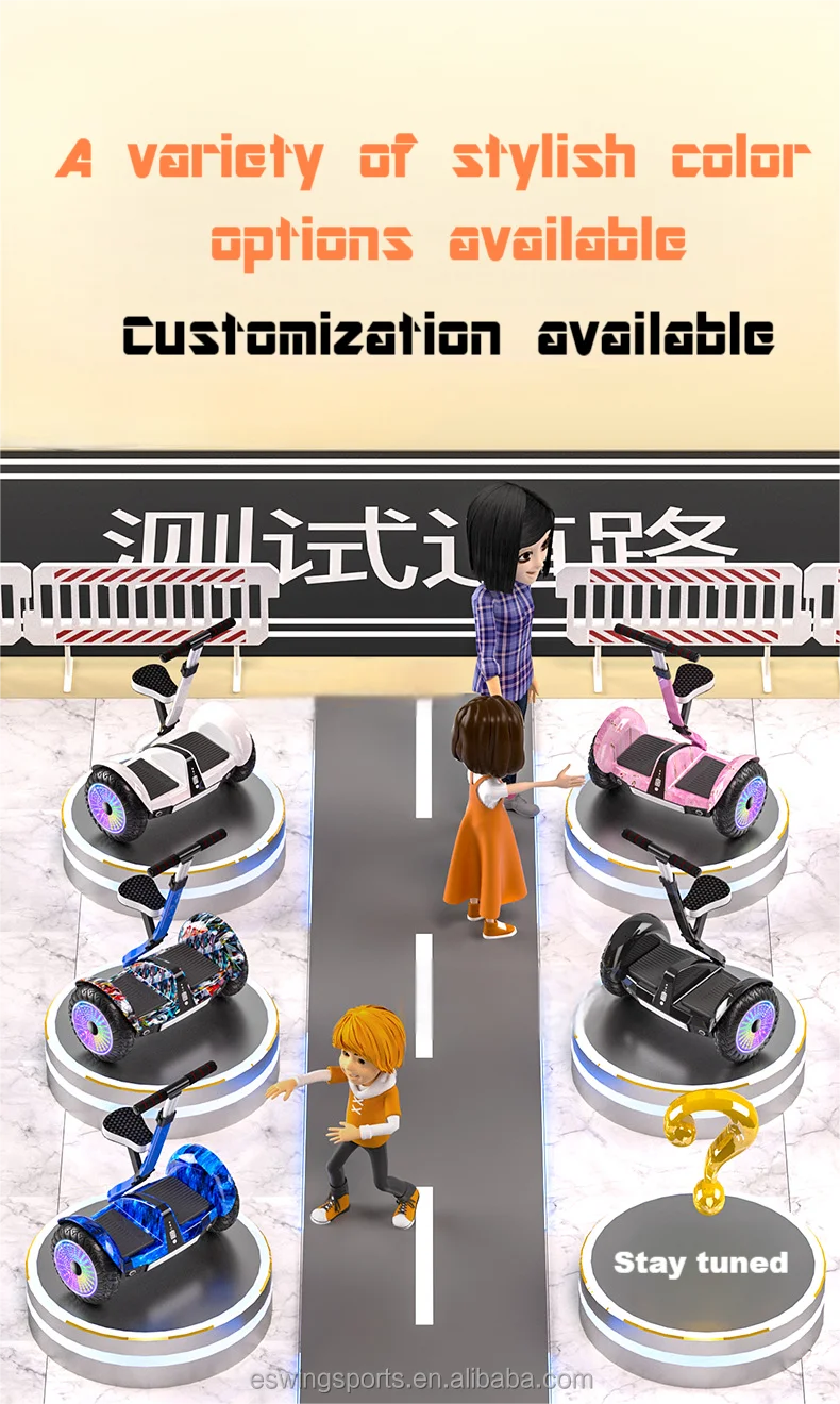 11-Inch Electric Self-balancing Scooter, Dual-motor Light Hoverboard, Two-fold Aluminum Children's Scooter