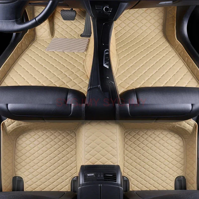 Custom 3D Car Floor Mats for BMW 7 Series G70 F01 2008-2015 F02 Long G11 G12 Long Interior Accessories Artificial Leather
