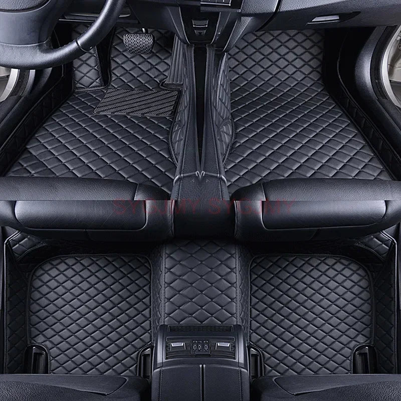 Custom 3D Car Floor Mats for BMW 7 Series G70 F01 2008-2015 F02 Long G11 G12 Long Interior Accessories Artificial Leather