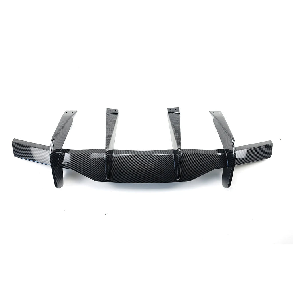 For 2020-2023 Chevrolet/Chevy Corvette C8 E-ray STG Z51 Rear Bumper Diffuser Rear Lip Splitter Spoiler Shark Fin Style Body Kit