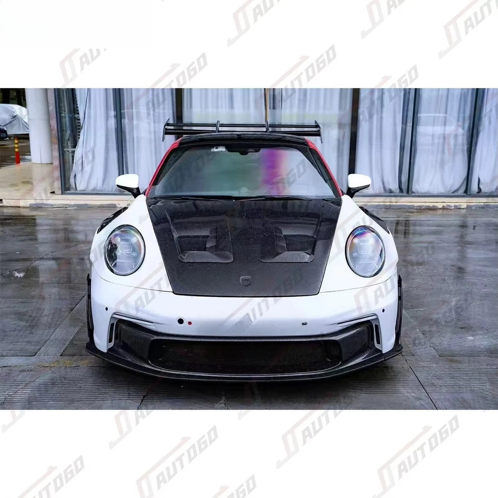 2025 New Design Dry Carbon Fiber Body Kit for 911 992 2019 2020 2021 2022 2023 2024 Upgrade to GT3 RS Style Bumper Assembly Assy