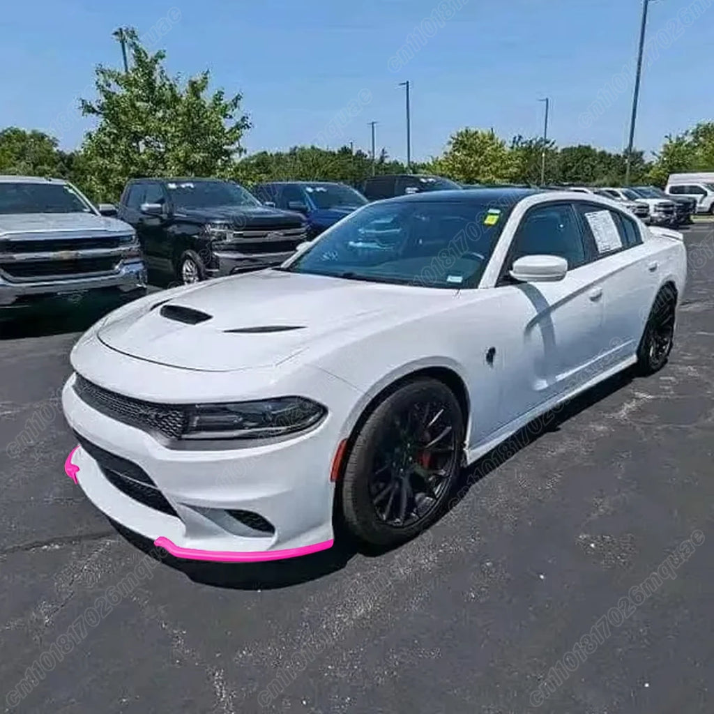 For Dodge Charger Hellcat/SRT 2015 2016 2017 2018 2019 2020 2021 Car Front Bumper Protection Lip Body Front Fender Guard Kit