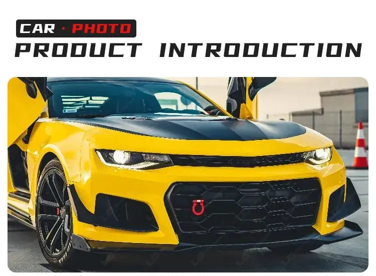 FOR Chevrolet Camaro ZL1 Style Full Body Kit Front Bumper Rear Bumper Front Lip Rear Diffuser Side Skirts Auto Parts
