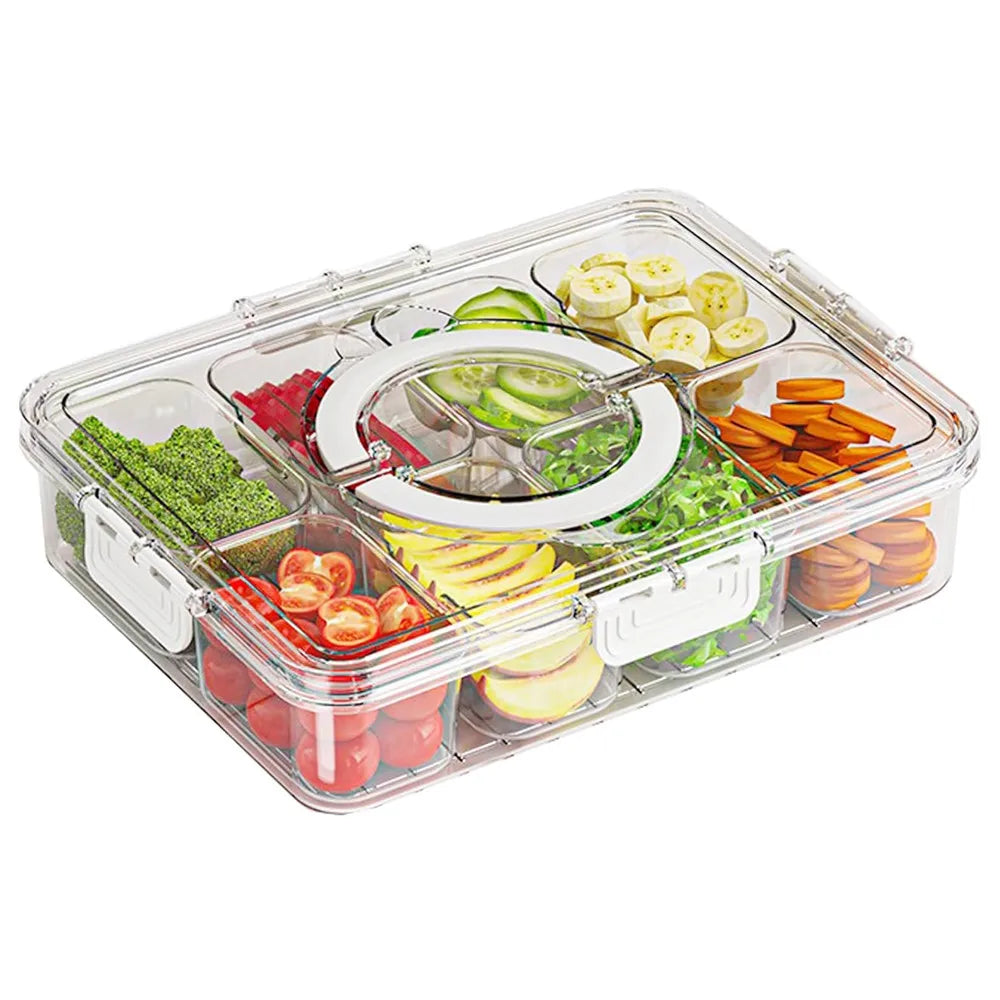 Veggie Tray with Lid and Handle
