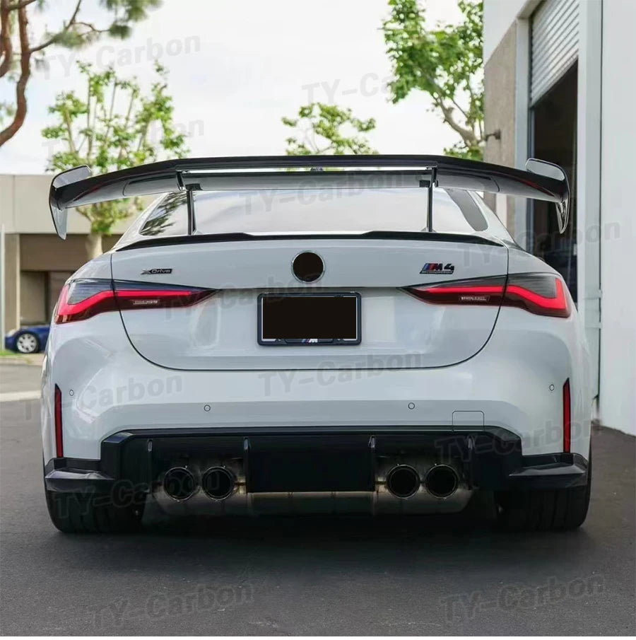 Real Carbon Fiber Rear Wing Trunk Lip Spoiler for BMW M2 M3 M4 M5 M6 G20 G22 G30 G80 G82 G42 G14 G87 F32 F30 Car Rear Trunk FRP