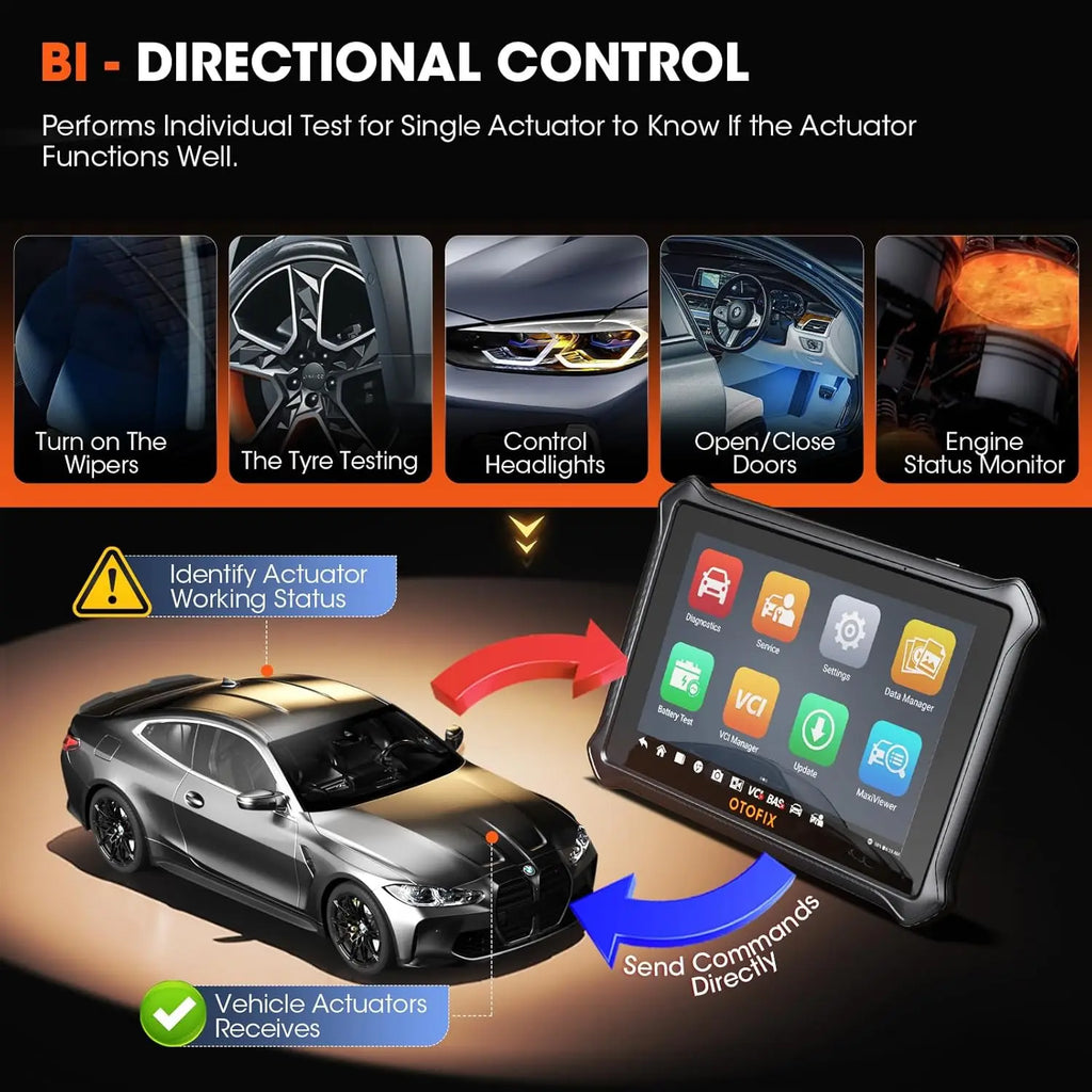 OTOFIX D1 Lite Bidirectional Scan Tool All System Automotive Diagnostic Scanner FCA SGW CANFD DOIP OBD2 Scanner 2 Year Update