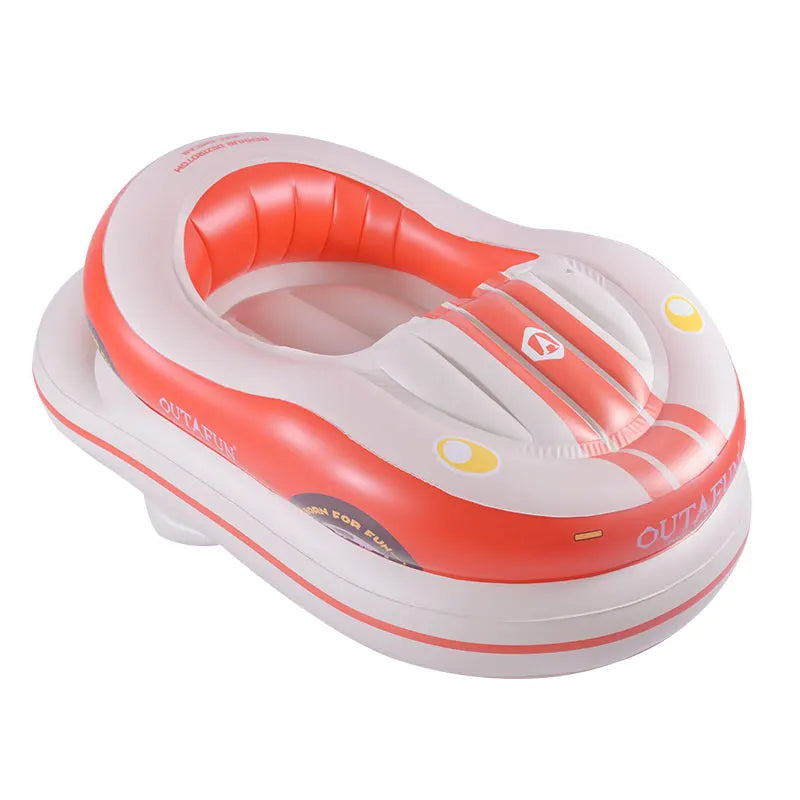 Inflatable Bumper Car Motorized Pool Float with Lake Float Tube PVC Material 1 Passenger Adult Pool Toy Water Amusement