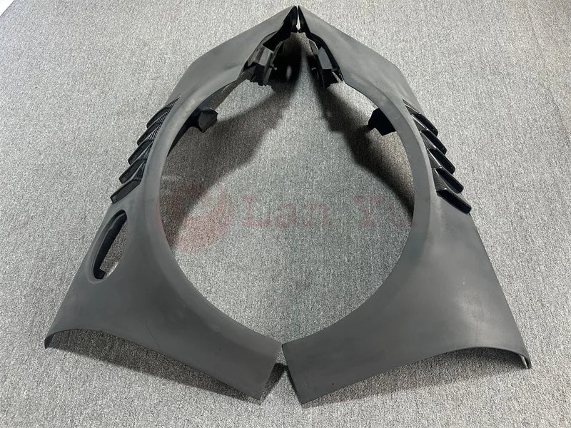 Car Modification Auto Body Parts High Glossy Carbon Fiber Front Car Side Fenders For Porsche 911 992 GT3 Style
