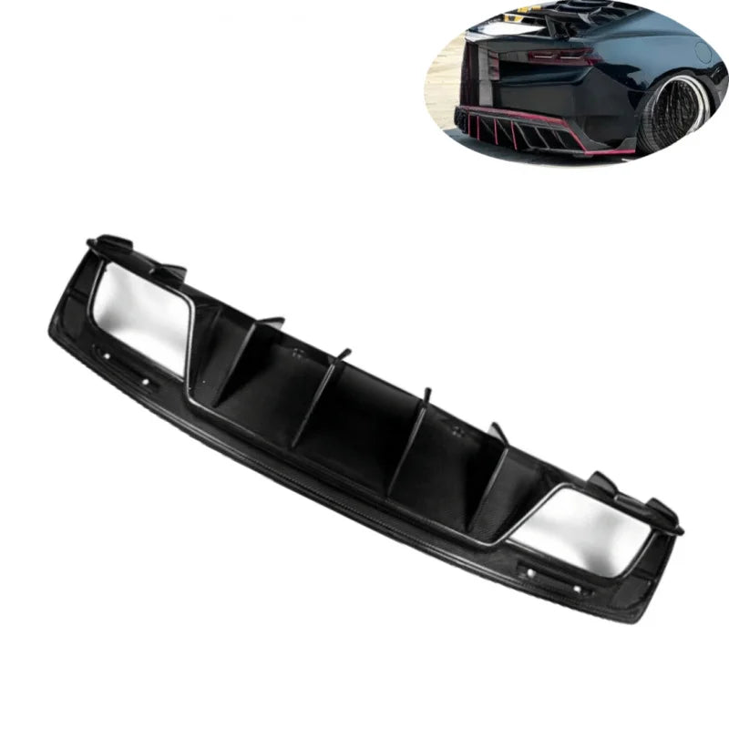 High Quality Carbon Fiber Rear Bumper Diffuser Lip For Camaro ZL1 2017-2019