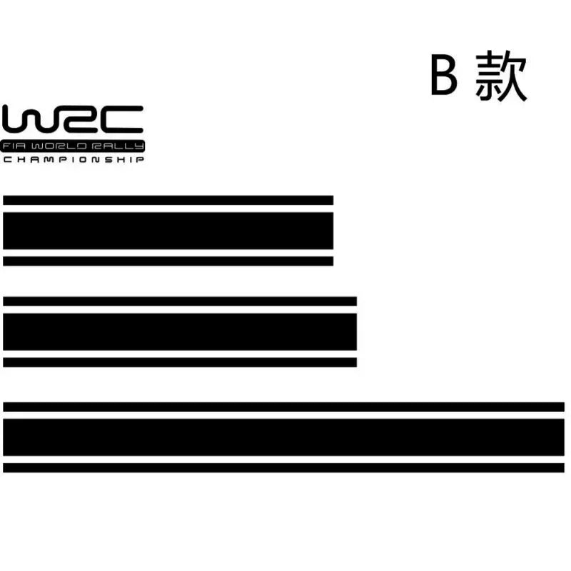 Car Body Sticker Racing Rally Sport Decal Hood Roof Rear Trunk Long Stripe Racing Sports Vinyl Universal Styling