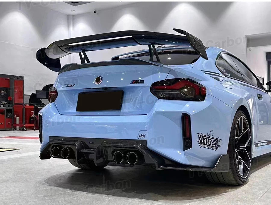 Real Carbon Fiber Rear Wing Trunk Lip Spoiler for BMW M2 M3 M4 M5 M6 G20 G22 G30 G80 G82 G42 G14 G87 F32 F30 Car Rear Trunk FRP