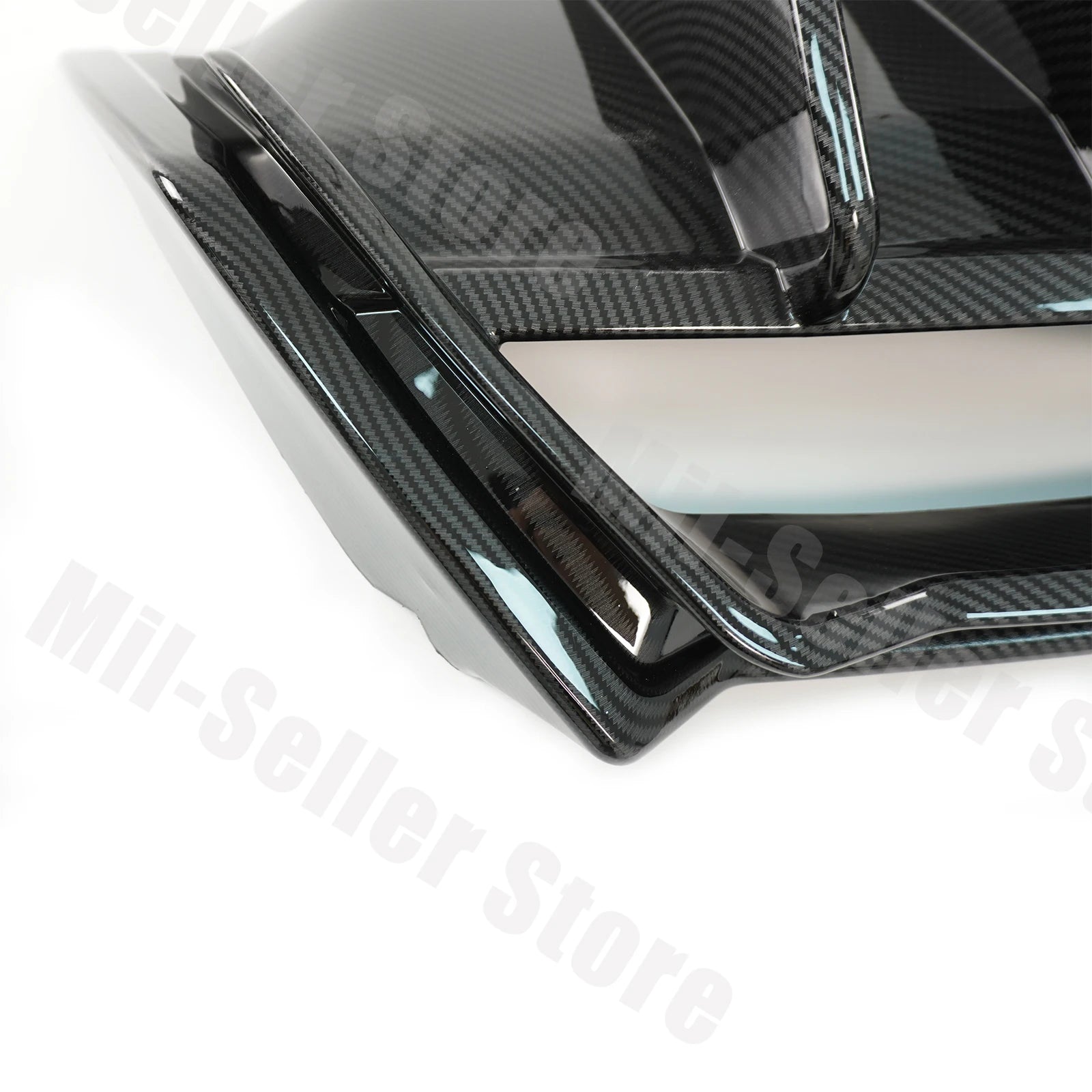For Chevrolet Corvette C8 2020-2025 NINTE Style Rear Bumper Diffuser Non-Widebody Glossy Black Cars Accessories Body Kit