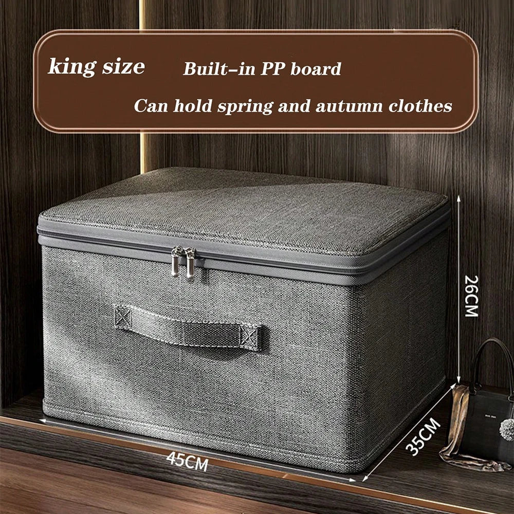 1PCS Folding Clothes Organizer , Large Capacity Quilt Organizer Multifunctional Bra Organizer Lingerie Oxford Cloth Divider