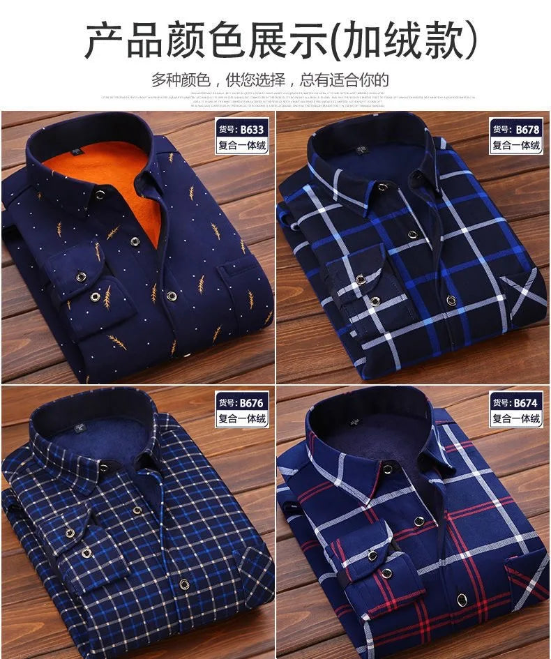 Men's Long Sleeve Plaid Shirts