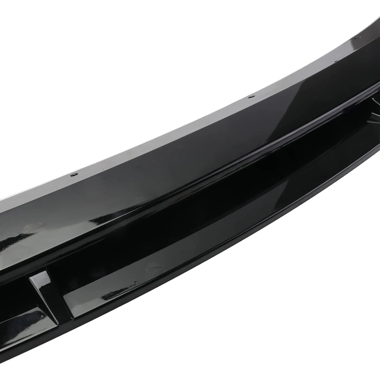 4PCS Front Bumper Lip Splitter Spoiler Body Kit For Dodge Charger 2015-2023 SRT-Style Carbon Fiber Look Glossy Black