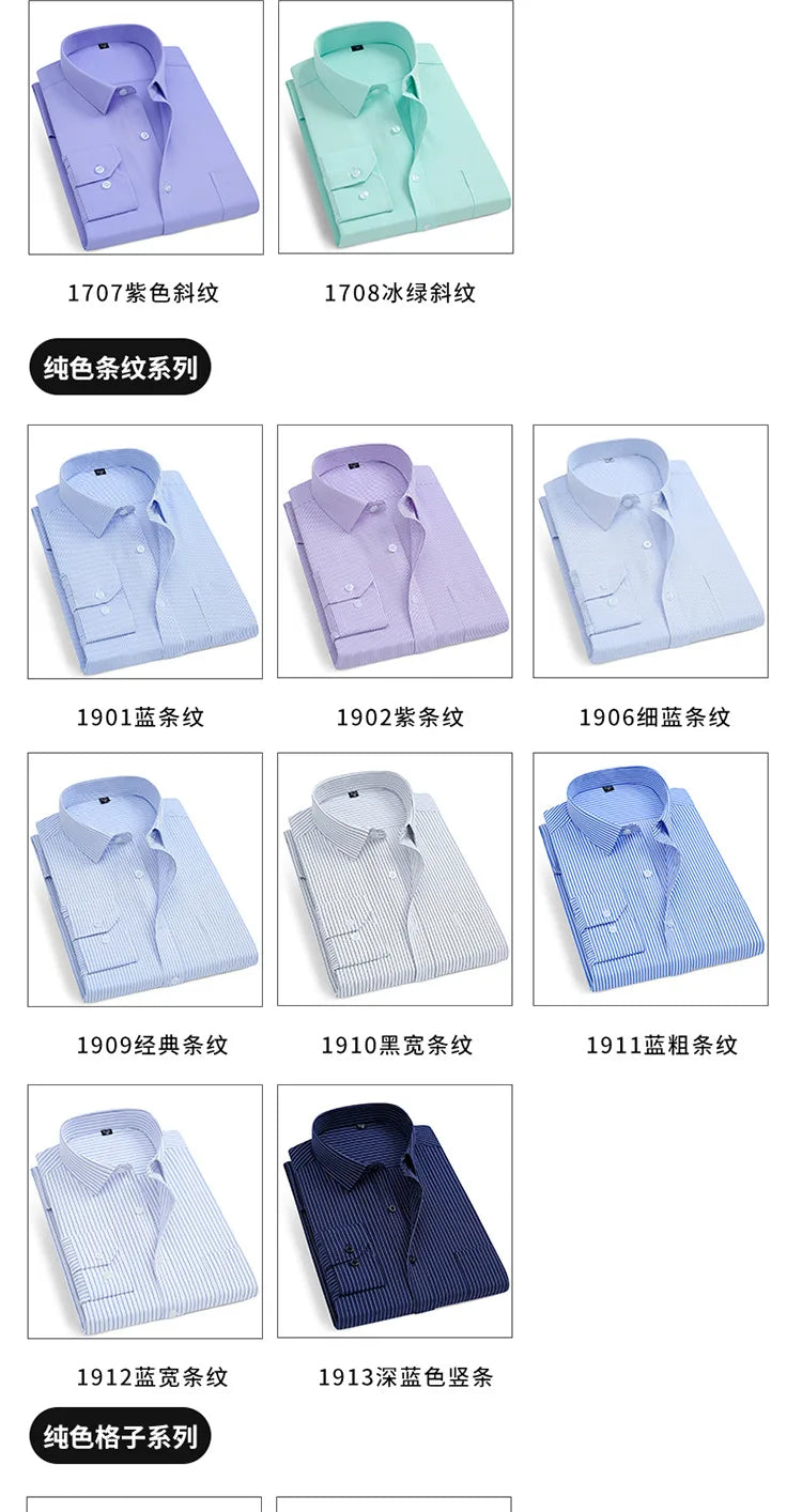 Men's Striped long-sleeved Shirt