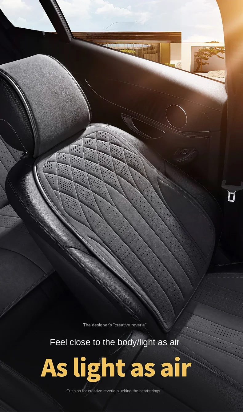 Car Suede Seats Protection Universal Car Seat Cover All Season Breathable High Quality Perforated Latex Suede SUV Seat Covers