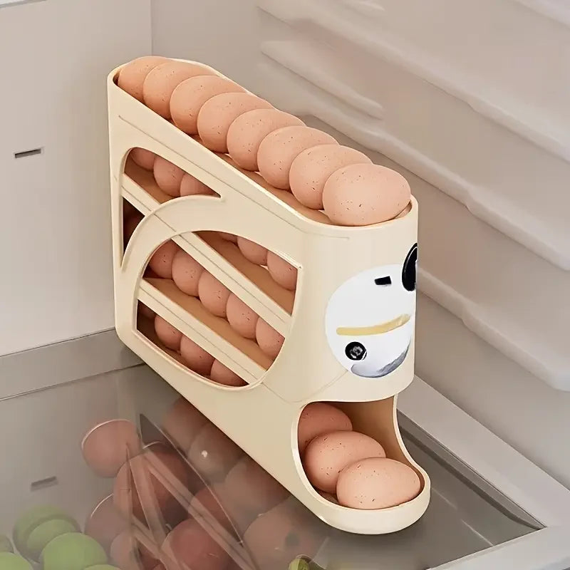 3 Tier Egg Storage Box Rolling