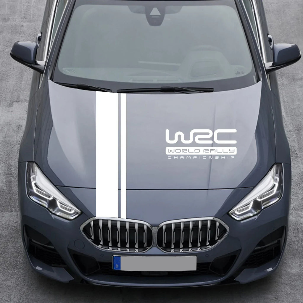 Car Body Sticker Racing Rally Sport Decal Hood Roof Rear Trunk Long Stripe Racing Sports Vinyl Universal Styling