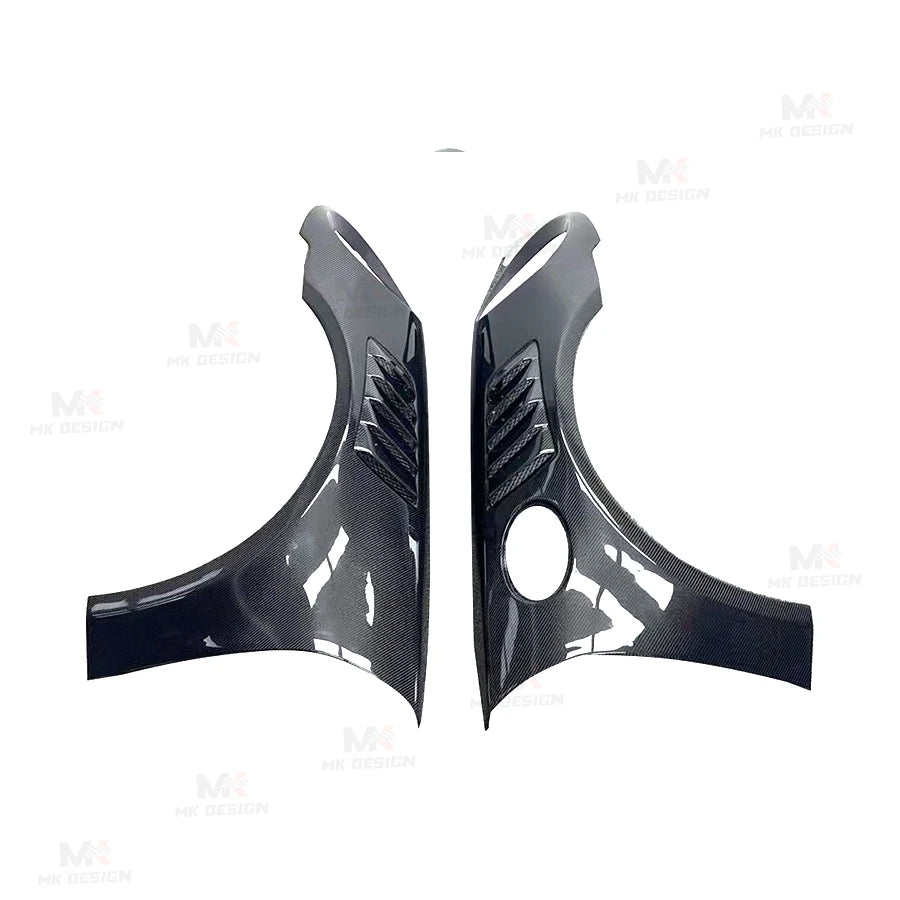Carbon Fiber Front Fender Flares for Porsche 911 992 2021-2024 Side Fenders Air Vent Cover Trims Car Accessories