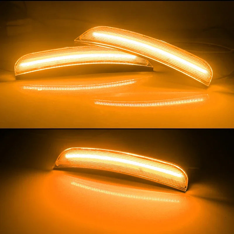 Front Rear Fender Side Marker Lights For Dodge Charger 2015 2016 2017 2018 2019 2020 2021 LED Turn Signal Lights Parking Lights