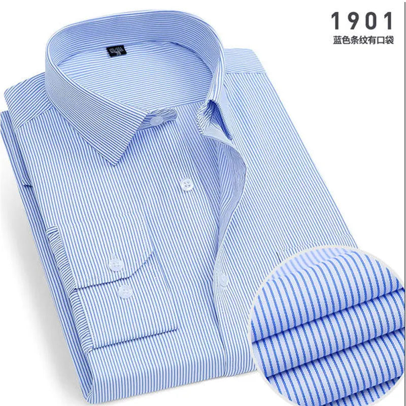 Men's Striped long-sleeved Shirt