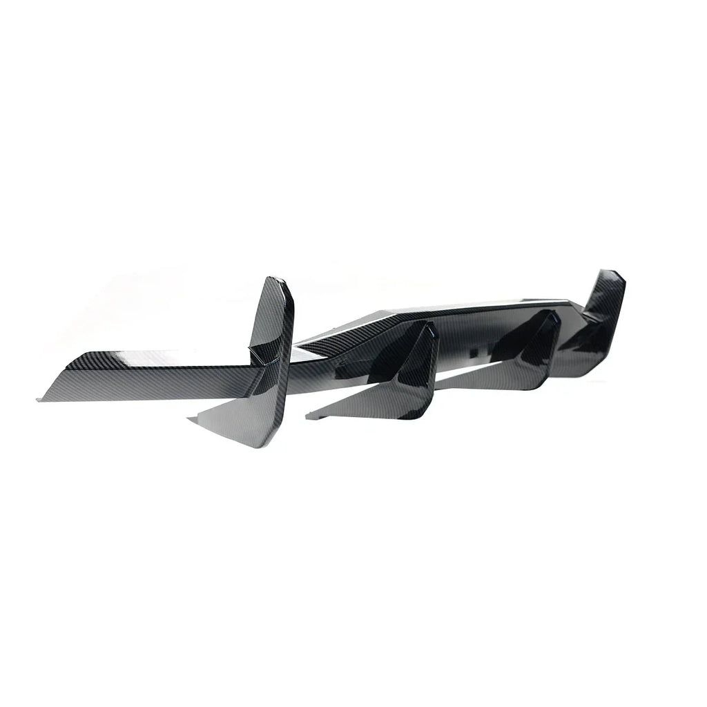 For 2020-2023 Chevrolet/Chevy Corvette C8 E-ray STG Z51 Rear Bumper Diffuser Rear Lip Splitter Spoiler Shark Fin Style Body Kit