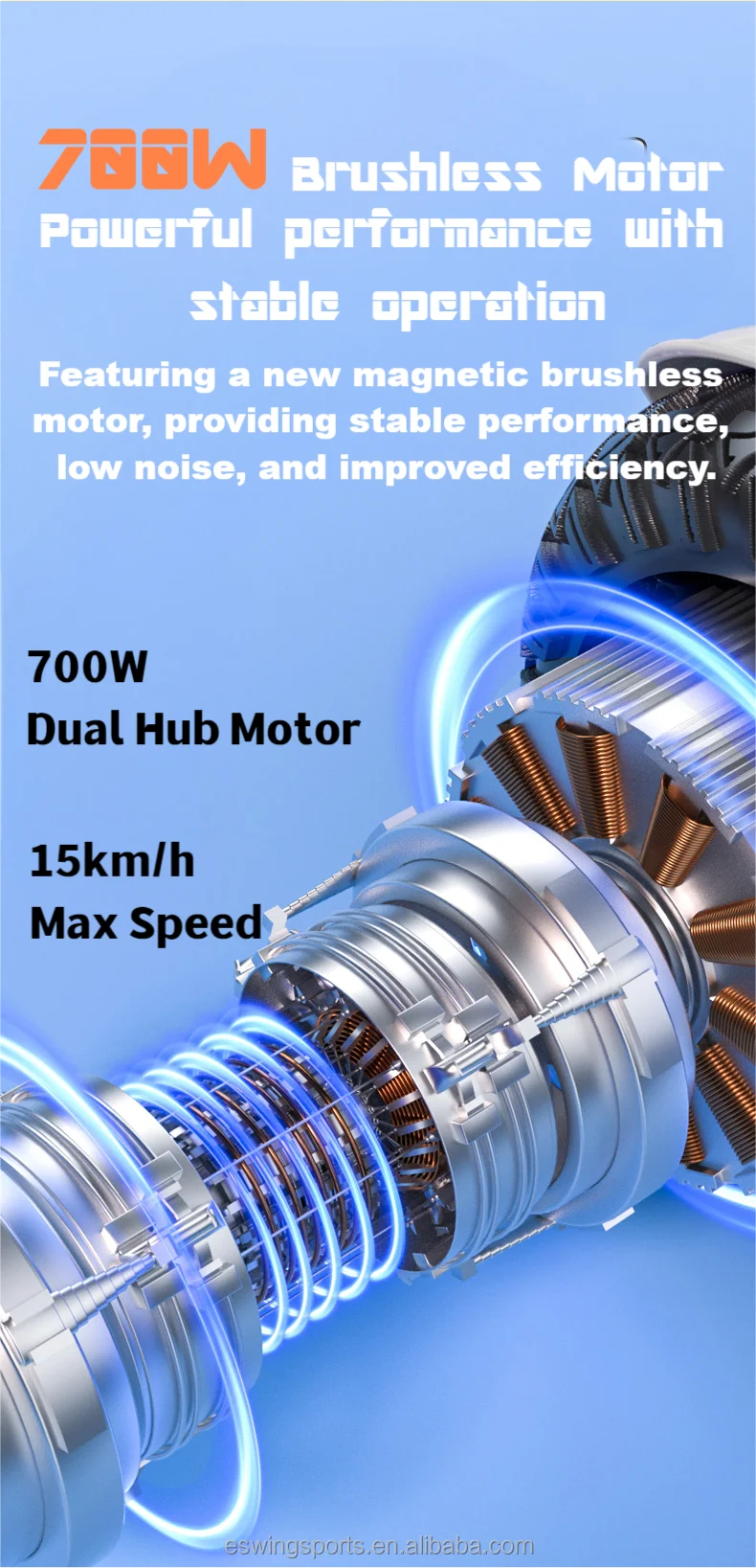 11-Inch Electric Self-balancing Scooter, Dual-motor Light Hoverboard, Two-fold Aluminum Children's Scooter