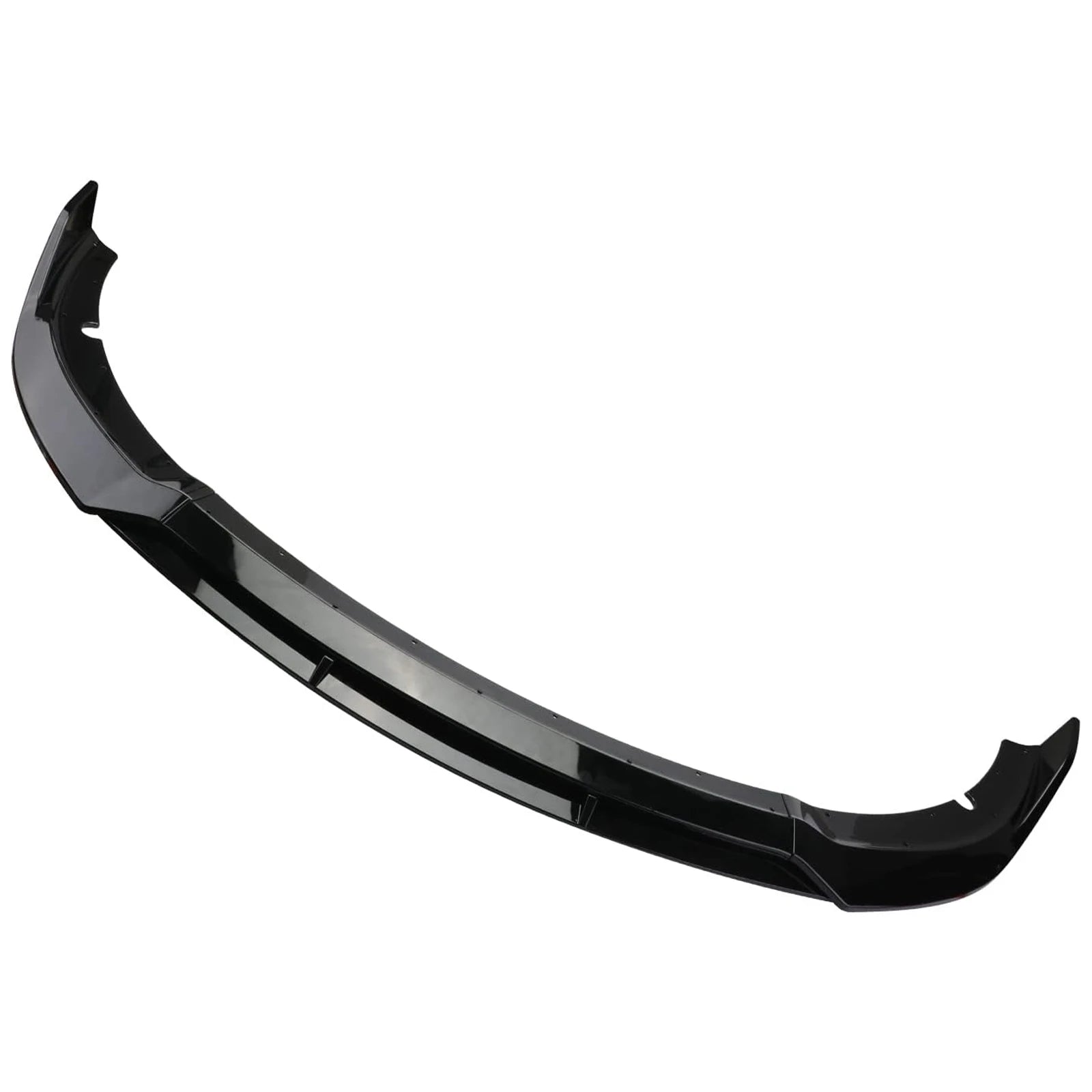 4PCS Front Bumper Lip Splitter Spoiler Body Kit For Dodge Charger 2015-2023 SRT-Style Carbon Fiber Look Glossy Black
