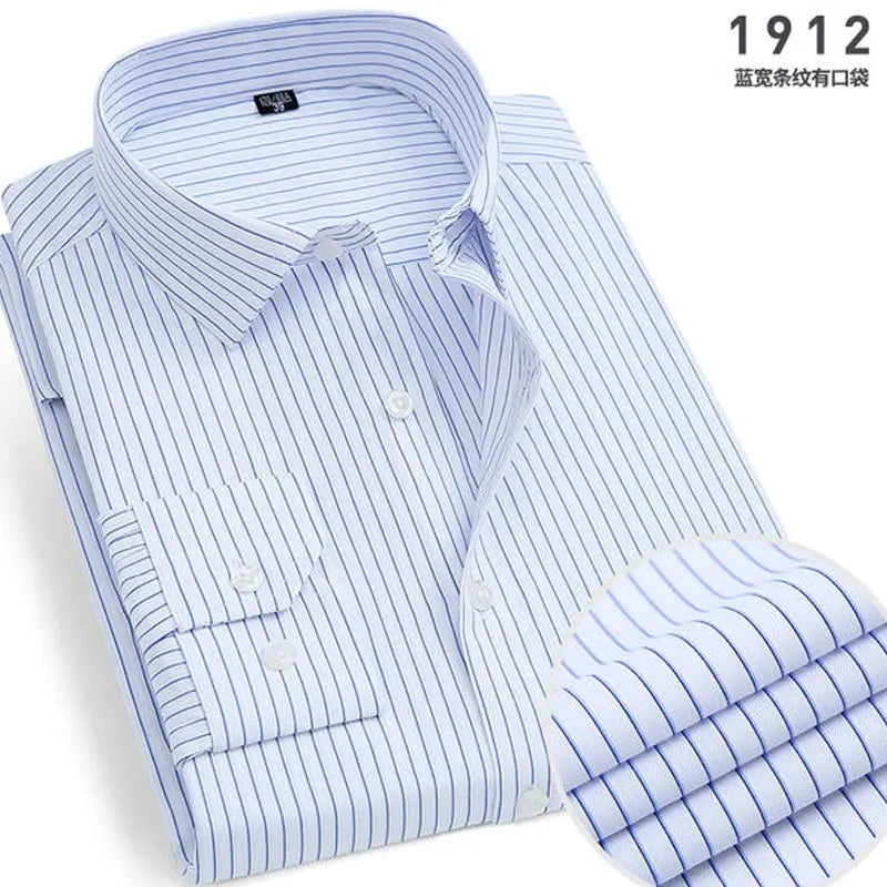 Men's Striped long-sleeved Shirt