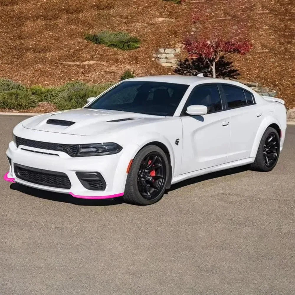 For Dodge Charger Hellcat/SRT 2015 2016 2017 2018 2019 2020 2021 Car Front Bumper Protection Lip Body Front Fender Guard Kit