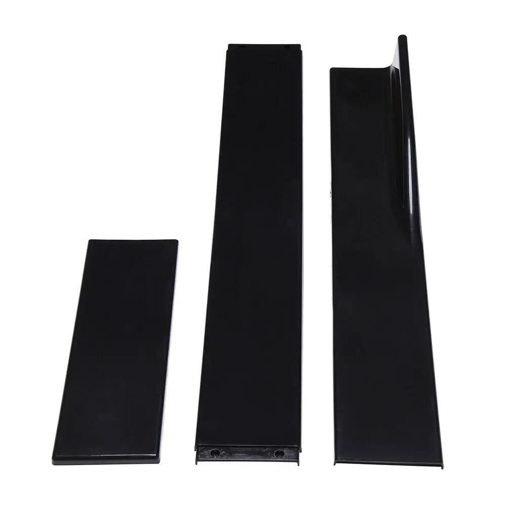 6PCS 2.2m Universal Side Skirt Extension Rocker Plate Lip Separator Bumper For Dodge Charger SRT SXT RT For Audi A3 S3 A4 S4 A5