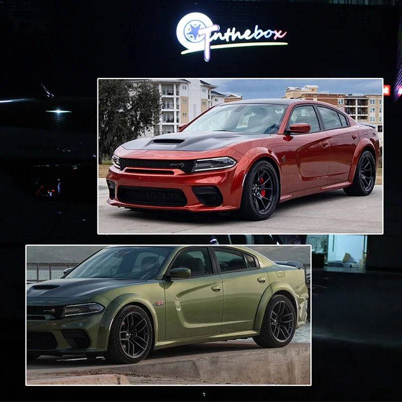 Front Rear Fender Side Marker Lights For Dodge Charger 2015 2016 2017 2018 2019 2020 2021 LED Turn Signal Lights Parking Lights