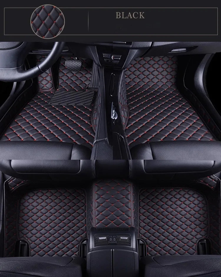 Custom 3D Car Floor Mats for BMW 7 Series G70 F01 2008-2015 F02 Long G11 G12 Long Interior Accessories Artificial Leather