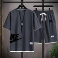 men's sportswear set, short-sleeved T-shirt