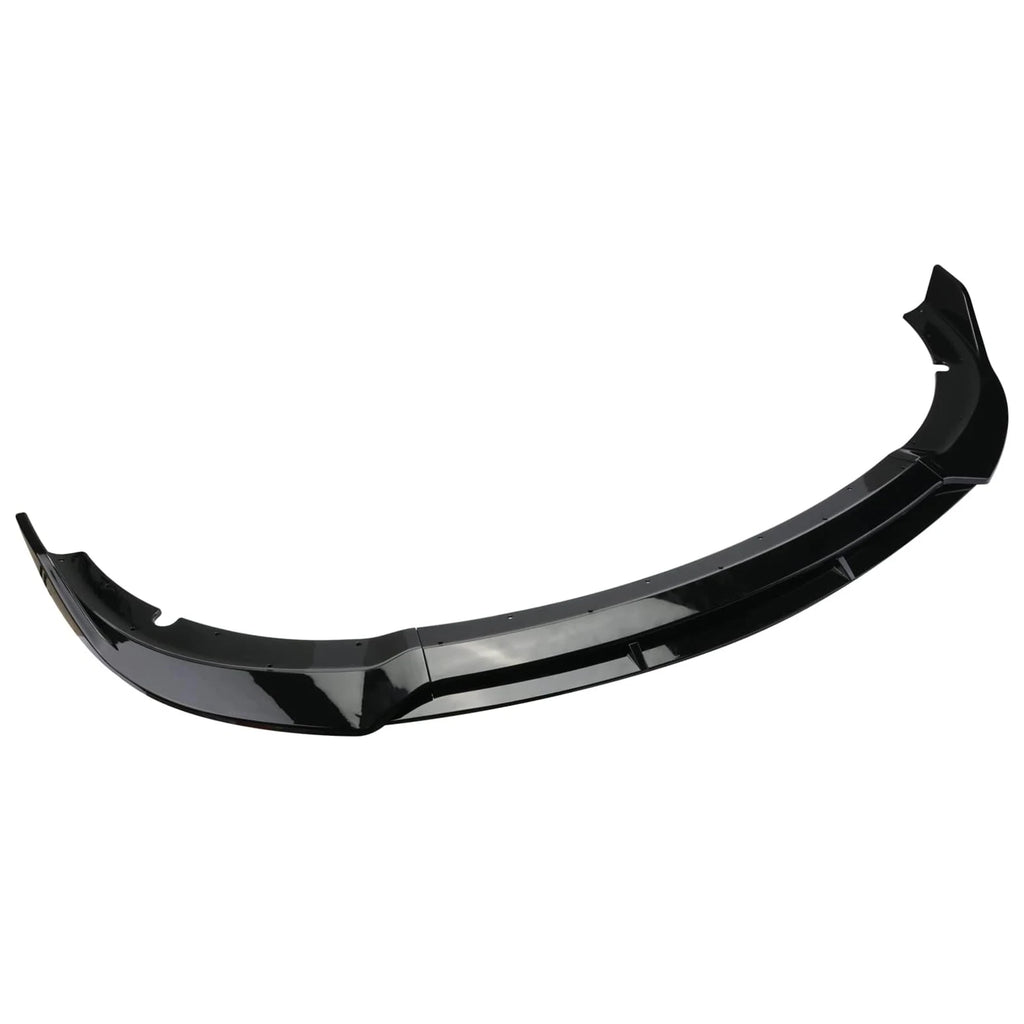 4PCS Front Bumper Lip Splitter Spoiler Body Kit For Dodge Charger 2015-2023 SRT-Style Carbon Fiber Look Glossy Black