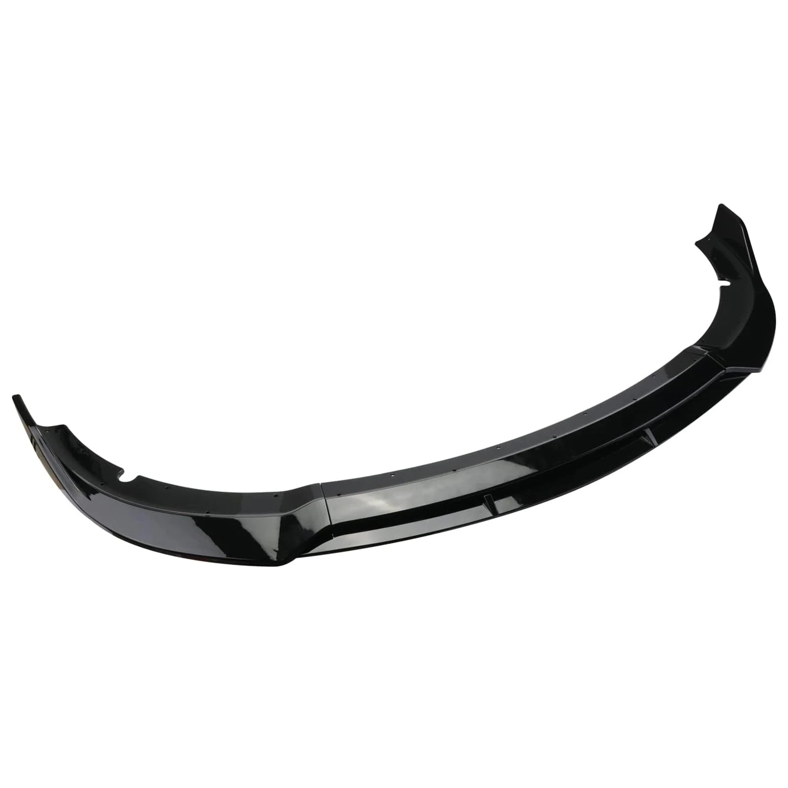 4PCS Front Bumper Lip Splitter Spoiler Body Kit For Dodge Charger 2015-2023 SRT-Style Carbon Fiber Look Glossy Black
