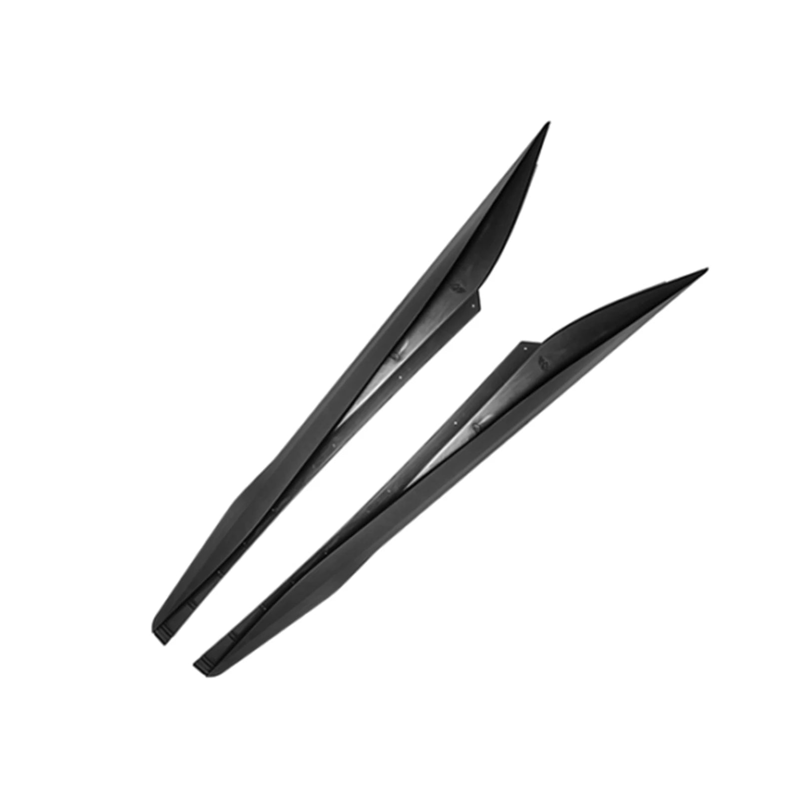 Side Skirts Extension Splitters Fender For Chevrolet Corvette C8 2 Door Z51 Stingray STG 3 2020-2024 Carbon Look Glossy Black