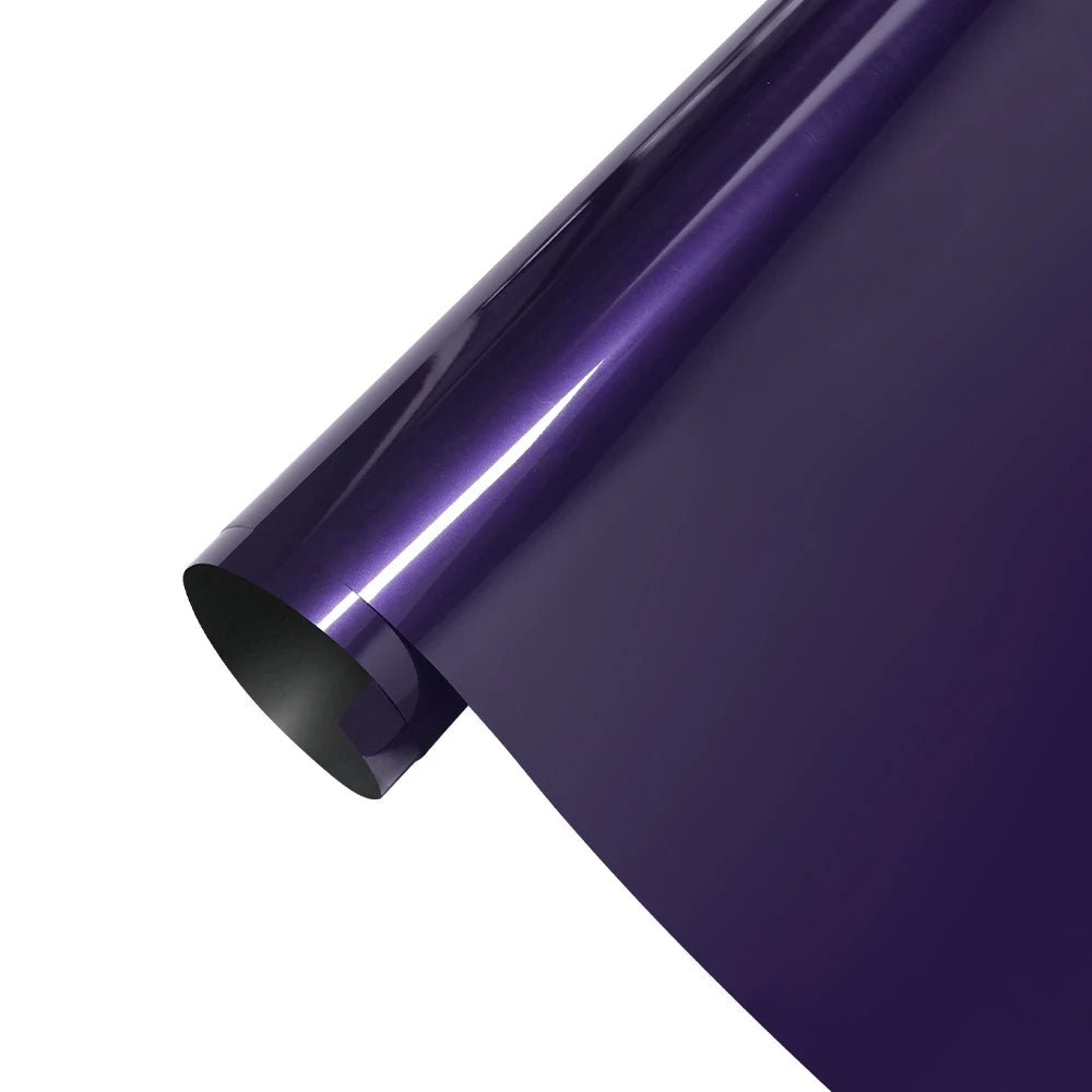 Car Sticker Wrapping Vinyl Film Metallic Midnight Purple Color Change PET Bubble Free Film Car Accessories PVC Auto Decals