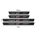 Carbon Fiber Car Door Sill Sticker Auto Door Threshold Protector Strip For Peugeot GT GTi GT Line 508 5008 3008 208 2008 308 206