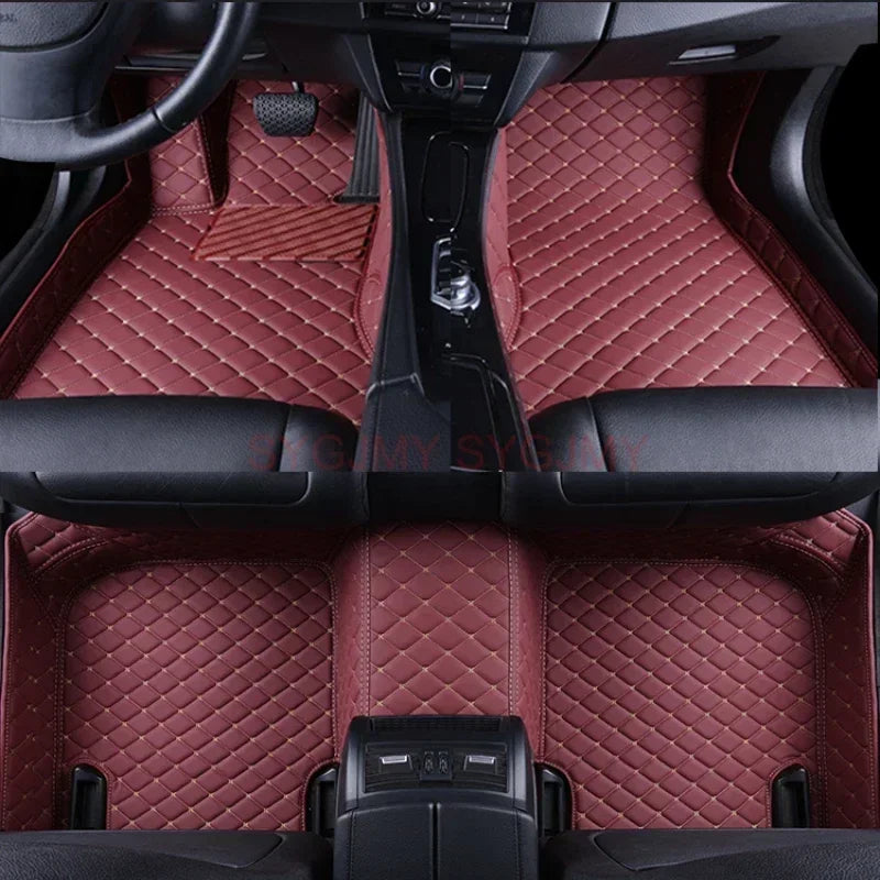 Custom 3D Car Floor Mats for BMW 7 Series G70 F01 2008-2015 F02 Long G11 G12 Long Interior Accessories Artificial Leather