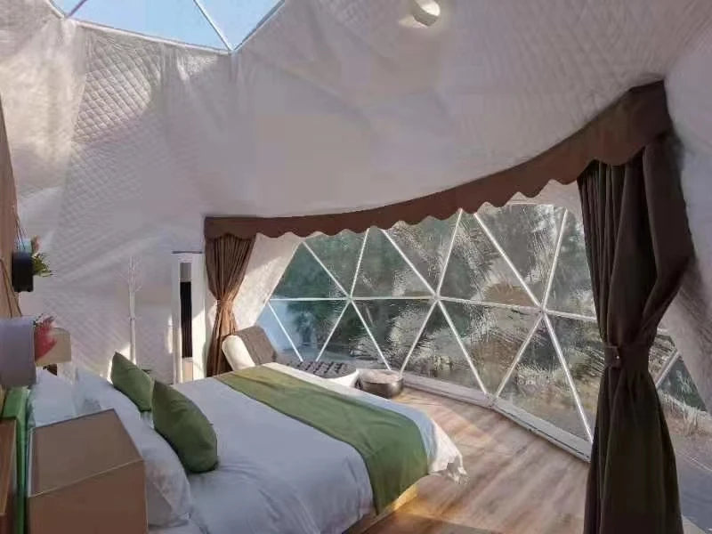 Luxury Dome Outdoor All Season Geodesic Greenhouse Tent Heavy Duty Weatherproof Igloo Tent For Household Garden Plants