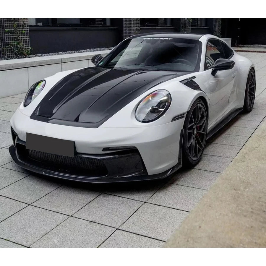 For Porsche 911 992 GT3 style Dry Carbon Fiber Car Front Bumper Side Fender Air Vent Covers Upgrade Car Accessories body kit
