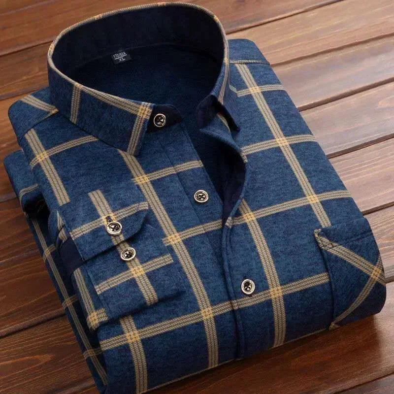 Men's Long Sleeve Plaid Shirts
