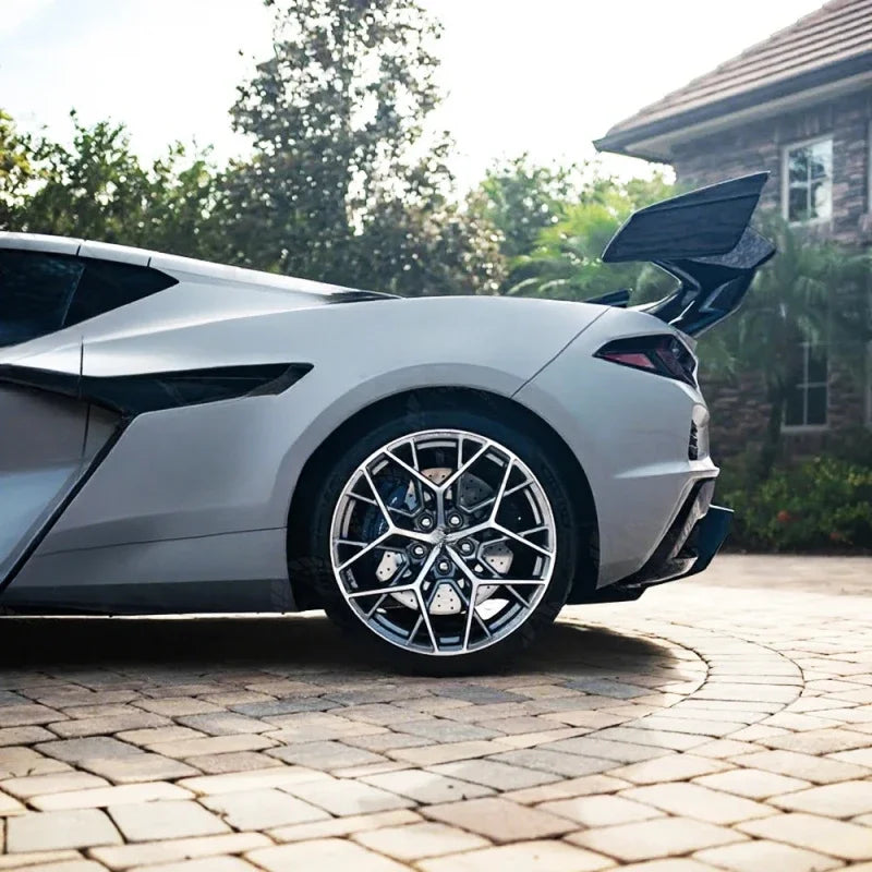 Dry Carbon Fiber Exterior Rear Quarter Panels Fenders For Corvette C8 Z06 20-Up