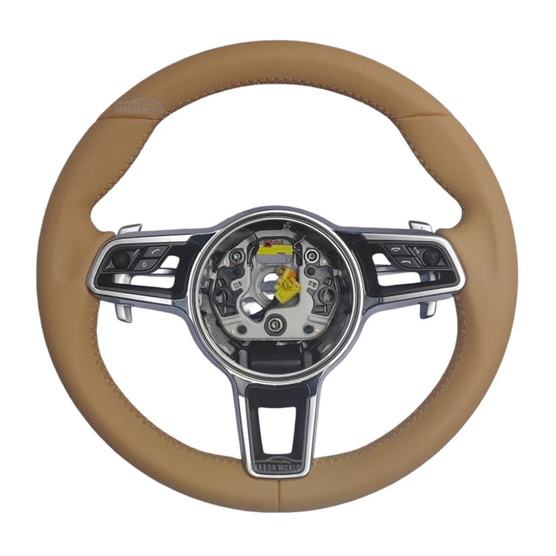 Steering Wheel For Porsche Panamera Cayenne Macan Taycan 911 992 997 970 971 955 958 987 Boxster Carrera Cayman Steering Wheels