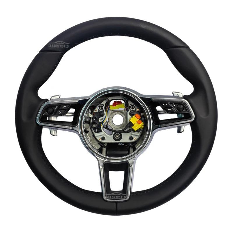 Steering Wheel For Porsche Panamera Cayenne Macan Taycan 911 992 997 970 971 955 958 987 Boxster Carrera Cayman Steering Wheels